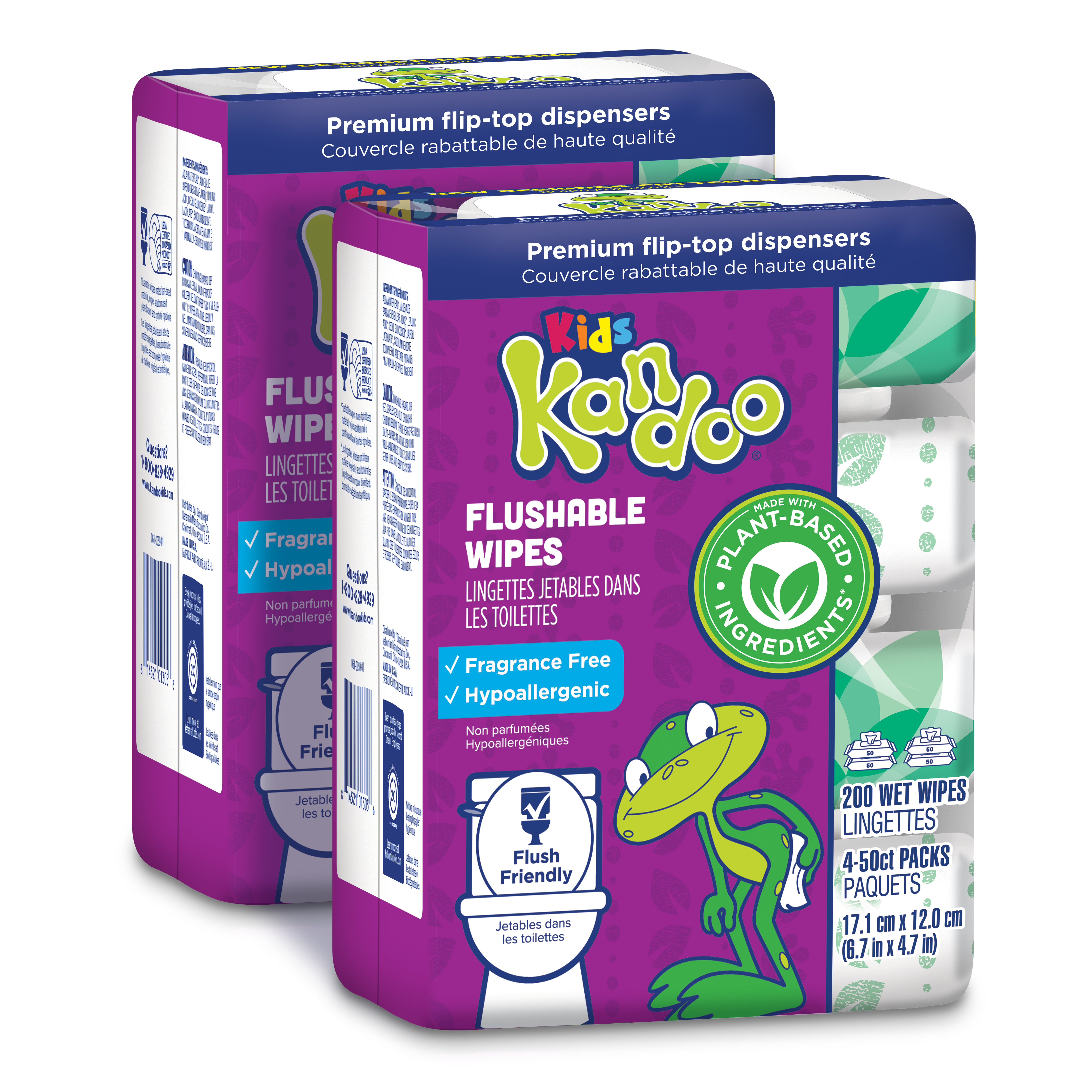 Kandoo Kids Flushable Wipes Travel Potty Training Cleansing Cloths 42ct 12  Pack